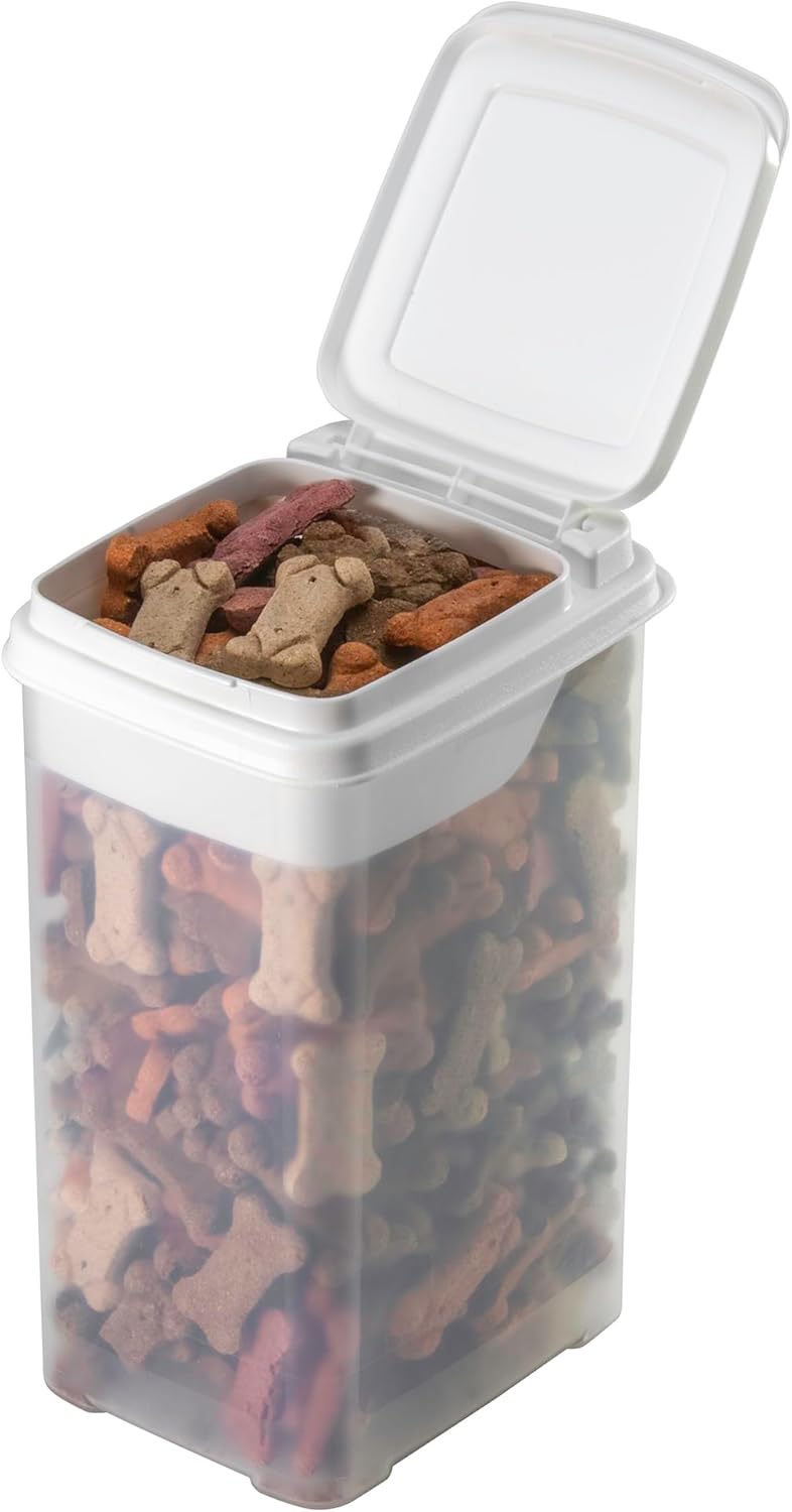 Buddeez Pet Food Storage Solution (Set of 3) - 32QT, 4QT & 2QT BPA-Free Containers with Scoop & Pour Spout for Dry Food, Treats, Chews