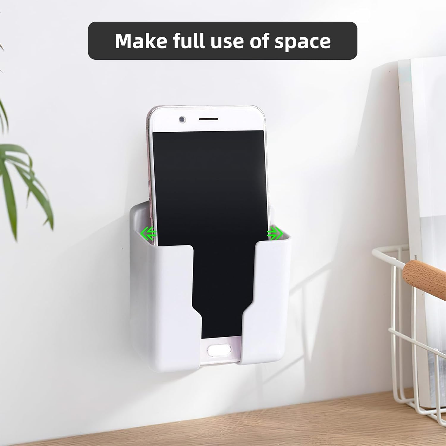 Remote Control Holder for Air Conditioner - Adhesive Wall-Mounted Organizer for Nightstand, Bedside, or Small Spaces - Keeps Remotes Neat & Within Reach (2)