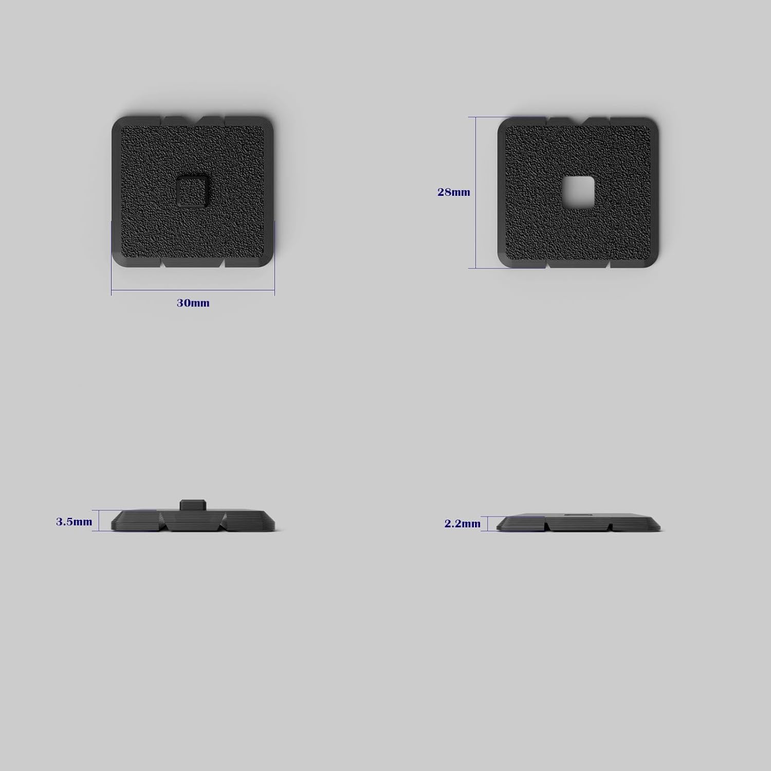 Magnetic Remote Control Holder – Wall-Mounted Organizer for TV, Air Conditioner & Electronic Remotes – Strong Magnetic Grip with Anti-Tilt & Drop Protection – Easy No-Drill Installation (Black)