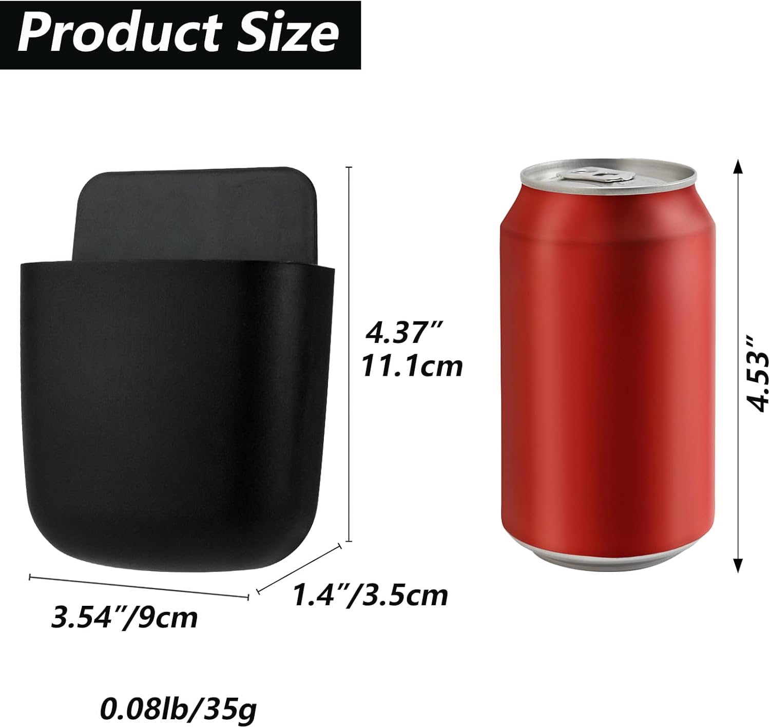 3 Pcs Remote Control Holder Wall Mount Self Adhesive Remote Case Hole-Free Storage Organizer Wall Pencil Holder Phone Charging for Home Office School(Black)